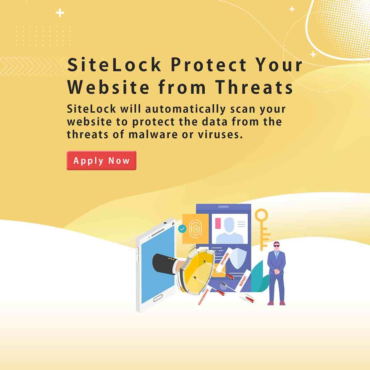 SiteLock protect your website from threats
